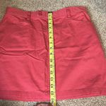 Polo Ralph Lauren Chino Skirt Size 8 Red Photo 7