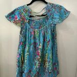 Free People  Vintage Floral Flowy Blouse Size XS Photo 2