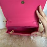 Valentino Orlandi Pink Quilted Crossbody Bag Adjustable Strap Women's Pink Photo 3