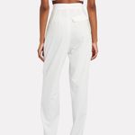 Ronny Kobo Leone Pleated Trouser Pants White Sz S‎ Photo 2