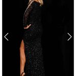 Aleta Couture  Style 365 Long Sleeve Slit Prom Dress Photo 1