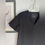 FIGS  Black Casma V-Neck Scrub Top Photo 2