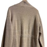 7 For All Mankind Women’s tan brown open cardigan sweater size large Photo 4