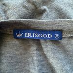 IRISGOD blue with a black American flag sleeveless stretchy crewneck tank top S Photo 4