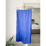 ZARA Satin Side Slit Spotted Midi Skirt Photo 12