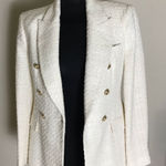 ZARA  Cream Tweed Women's Blazer NWT Photo 0