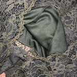 Blue Rain  size medium olive green flirty romper Photo 7