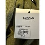 Sonoma Womens Olive Green Long Sleeve Pullover Top L Rayon/Polyester/Spandex Ble Photo 5