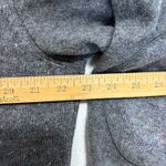 Saks 5th Avenue Womens Zip Up Cardigan Wool Gray Italy Academia Preppy Sz XXL Photo 3