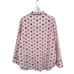 Printfresh  FULL SET  Long Sleeve Heart Print Pajamas Pink Red XL Loungewear Photo 4