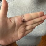 Chic Silver Floral Clover Ring Photo 2