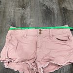 Refuge  Light Pink Mid-rise Jean Shorts Photo 5