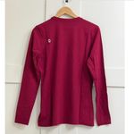 FIGS  Ribbed Longsleeve Underscrub in Deep Cranberry, Size Large Photo 9
