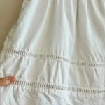 Gap White Flowy Airy Lattice Cutout A-Line Skirt, Minimalist Spring Skirt, Size 6 Photo 9