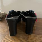 Donald Pliner Donald Pilner Black Cross Strap Shoes with Block Heel Photo 5