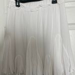 White Boutique Skirt Size M Photo 4