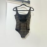 NIP TUCK BOND EYE ONE PIECE SWIMSUIT Black & Gold Size 6 (s) Photo 8