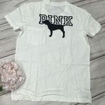 PINK - Victoria's Secret Pink By Victoria’s Secret Signature Dog Print T-Shirt Size Small Photo 0