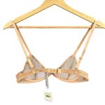 Free People  Nude Sheer Mesh Triangle Bralette Bra Size 34B OB791736 New Photo 2