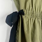 A.L.C. Olive Tie-sides Paperbag Mini Dress Photo 2