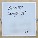 Chico's 1 Blue Ombre Open Front Chambray Shacket Jacket Size M 8 Pockets Photo 12