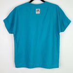 Uniform Advantage  UA Scrubs Solid Blue Scrub Top Shirt Size XS Photo 1