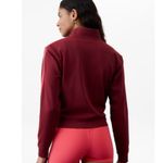 Athleta NWT  Finish Line Jacket Zip Up, Redwood Red | Size Small Petite Photo 1