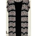 Perceptions New York Women's White Lace Black Red Short Sleeve Dress‎ Size XL Photo 0