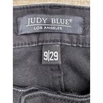 Judy Blue Womens Distressed Ankle Skinny Jeans Hugh Rise Black Wash Size 9/29 Photo 5