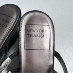 New York Transit  7W Black Wedge Sandals Photo 6