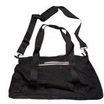 Athleta Black Go To Nylon Gym Workout Duffle Bag Travel Bag Photo 1