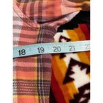 Dickies  Long Sleeve Flannel Shirt Purple/Pink/Orange Plaid Size‎ M (8/10) Cotton Photo 5