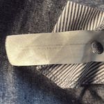 Chuang Gu Linen Mini Dress relaxed Fit with Pockets Casual Dress Office Blue Size M Photo 6