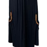 Soul Revival Leather Trim Pocket Tank Dress Size M Photo 2