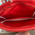 Vintage NOS Red PVC Travel Bag Olson Travel Chicago IL with Original Box Photo 2