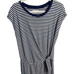 Velvet Tees velvet by Graham & Spencer Dress Navy/White Sleeveless Stripe Tie Waist Sz Small Photo 2