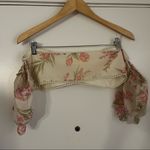 Showpo Final Resort two piece set in cream floral Pink Size 8 Photo 4