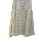 Cami NYC Roxana Silk Skirt Maxi Long Silk Stripe Beige Cream Size Medium Photo 10
