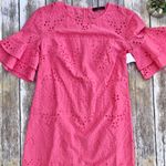 Trina Turk Praise Eyelet Ruffle Sheath Dress Cosmo Pink Photo 5