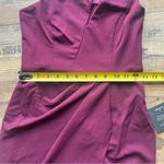Lulus  Women’s So Flirty Burgundy One Shoulder Cutout Asymmetrical Dress Size XS Photo 5