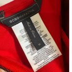 BCBGMAXAZRIA  Kaylen Embellished Cutout Back Dress in Red Berry Size M Photo 5