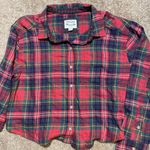 American Eagle AE Cozy Cabin Cropped Flannel Photo 8