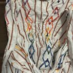 Current Air Anthropologie  Los Size Large Rainbow and‎ White Tank Top Photo 2