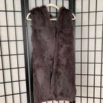 Dolce Cabo Vintage Rabbit Fur Vest Black Small Photo 1