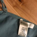 Bozzolo Green Spaghetti Strap Crop Top Photo 2