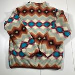 Patagonia Synchilla Medium Women Snap T Pullover Timber Twist Cinder Red Aztec Photo 3