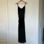 Reformation NWT Melvina Velvet Maxi Dress in Black Photo 4
