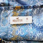 Hollister  Blue Aztec Vneck Tank Top Size Medium Photo 5