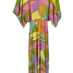 Show Me Your Mumu Dana XL Multicolor Oversized Floral Side Cutout Maxi Dress Photo 9