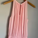 Ramy Brook  Audrey Candy Smocked High Neck Midi Dress size Medium Photo 7